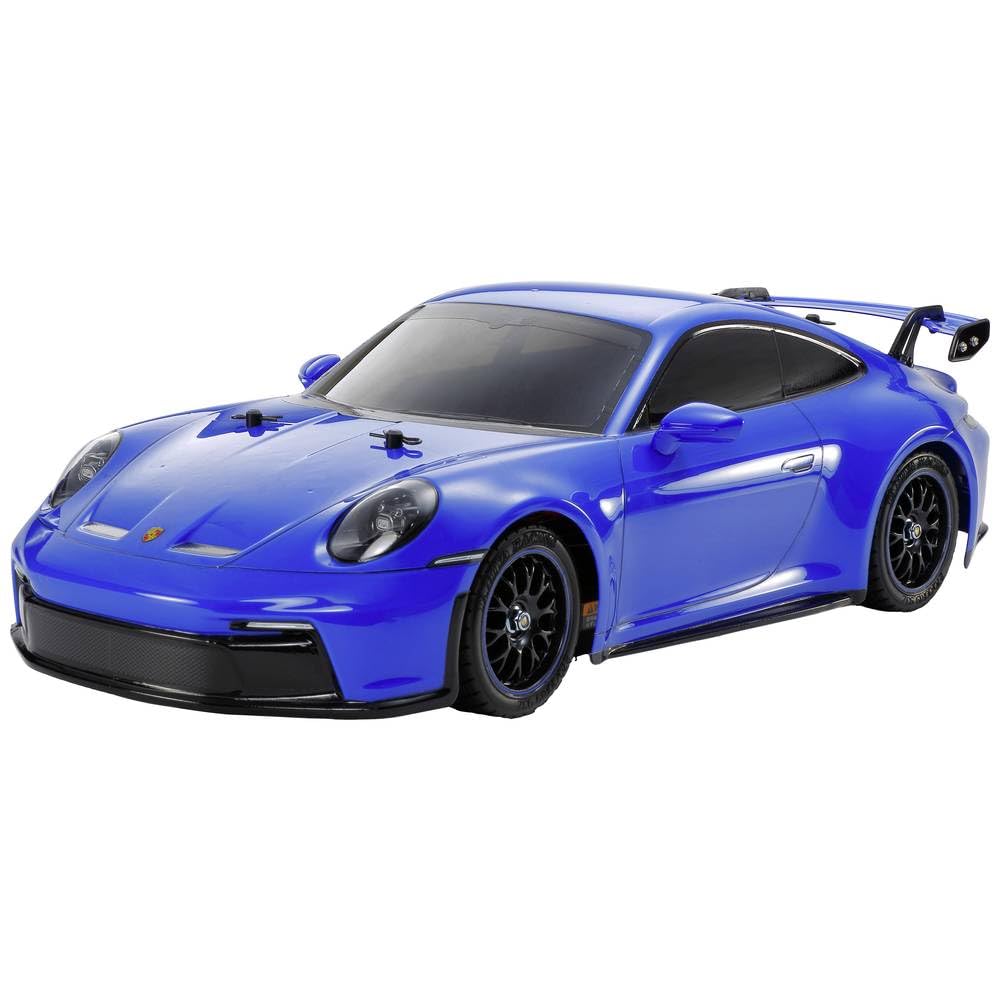 Amazon.co.jp: タミヤ 1/10 R/C ポルシェ911 GT3(992) TT02 ブルー塗装